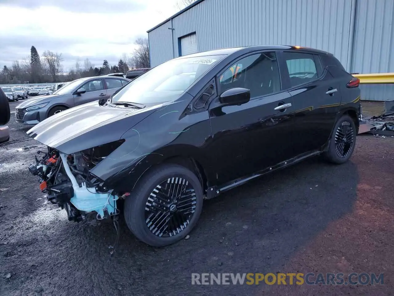 1 Photograph of a damaged car 1N4CZ1CV5PC552799 NISSAN LEAF 2023