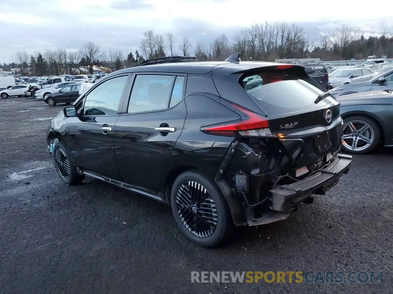 2 Photograph of a damaged car 1N4CZ1CV5PC552799 NISSAN LEAF 2023