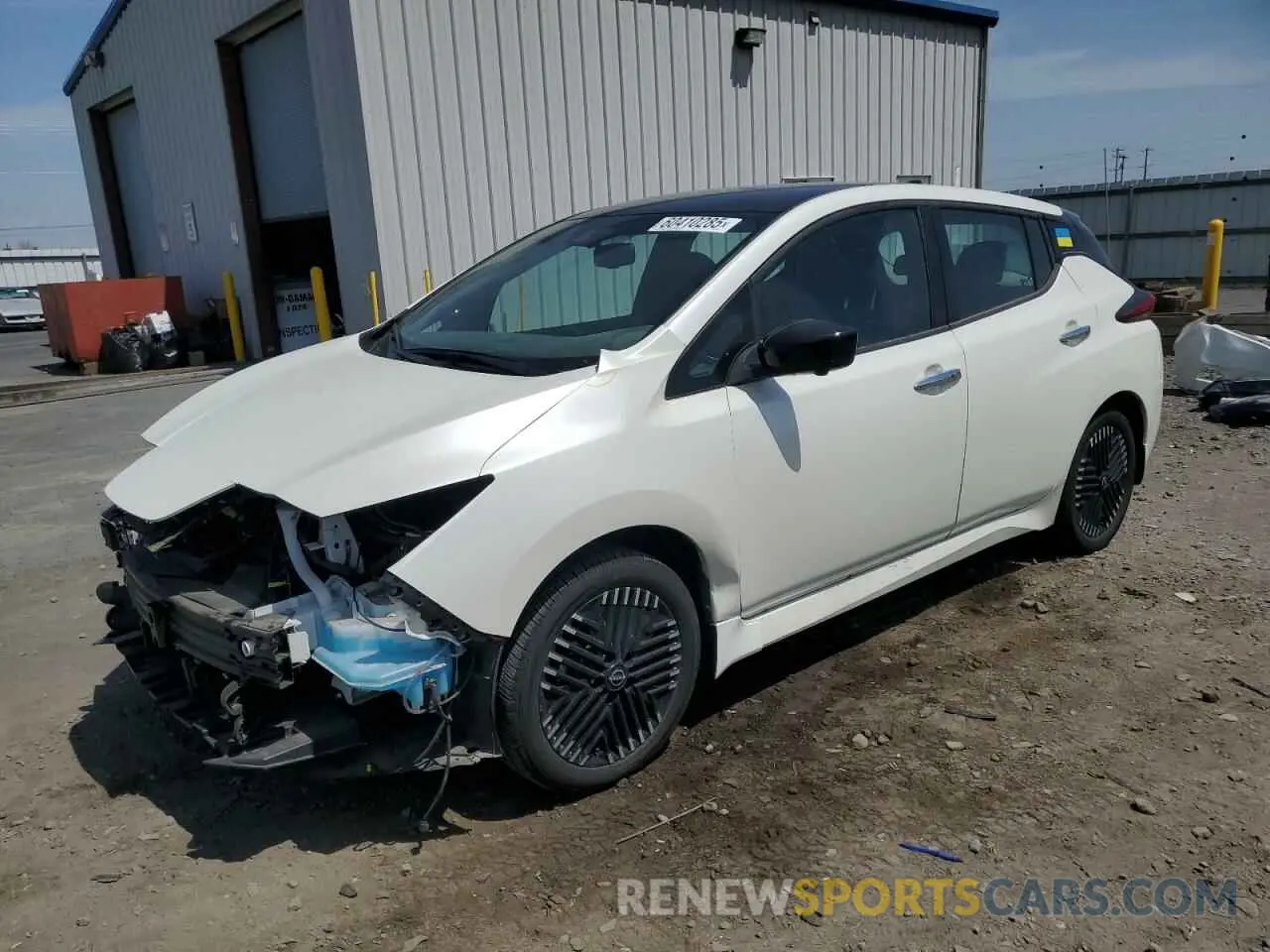 1 Photograph of a damaged car 1N4CZ1CV6PC551242 NISSAN LEAF 2023