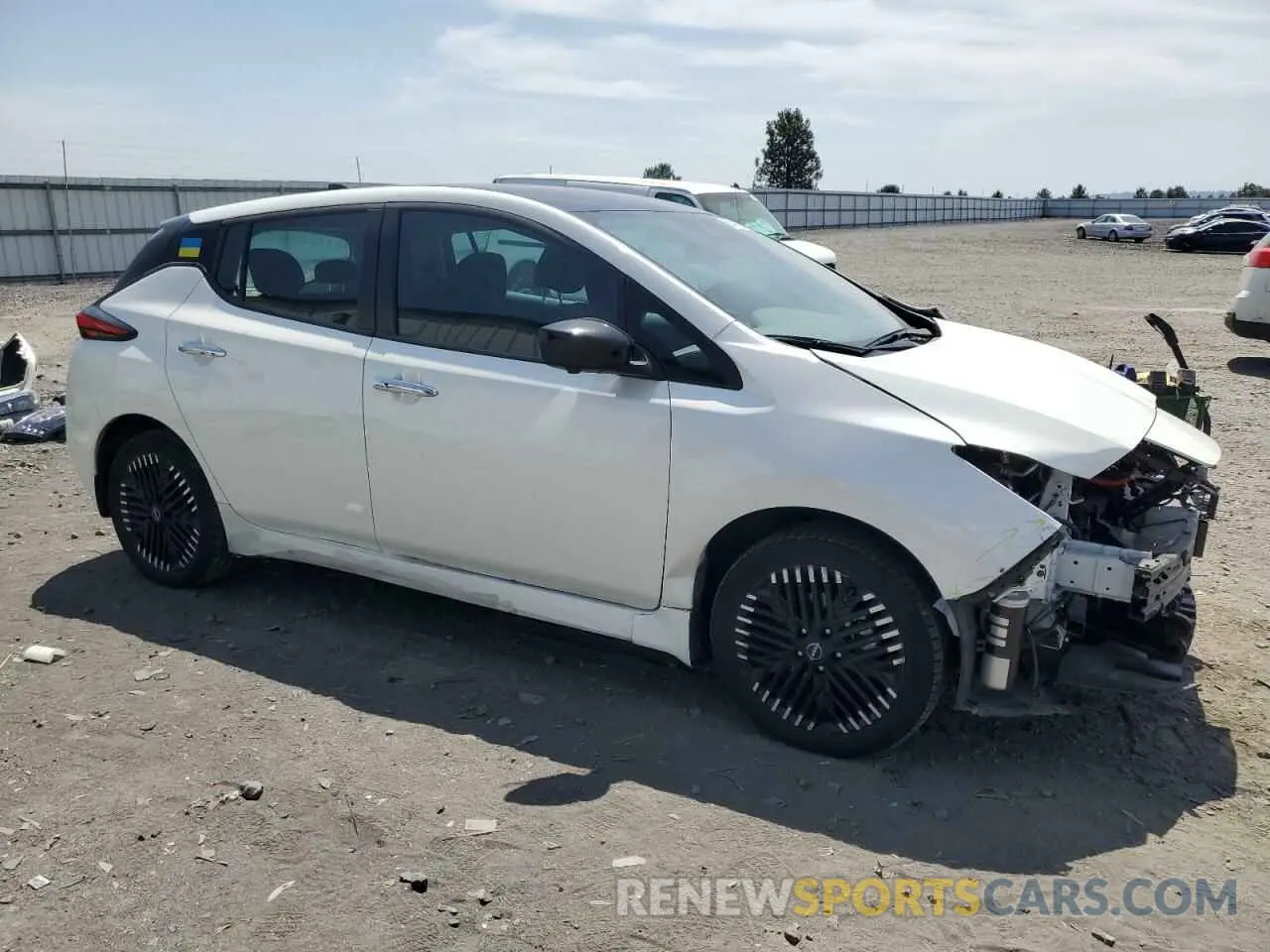 4 Photograph of a damaged car 1N4CZ1CV6PC551242 NISSAN LEAF 2023