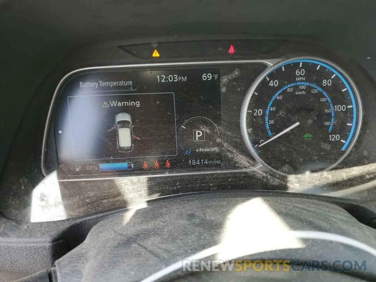 9 Photograph of a damaged car 1N4CZ1CV6PC551242 NISSAN LEAF 2023
