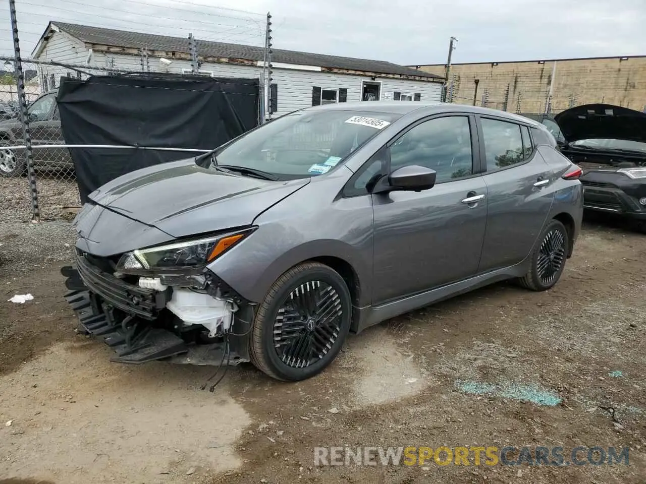 1 Photograph of a damaged car 1N4CZ1CV7PC558569 NISSAN LEAF 2023