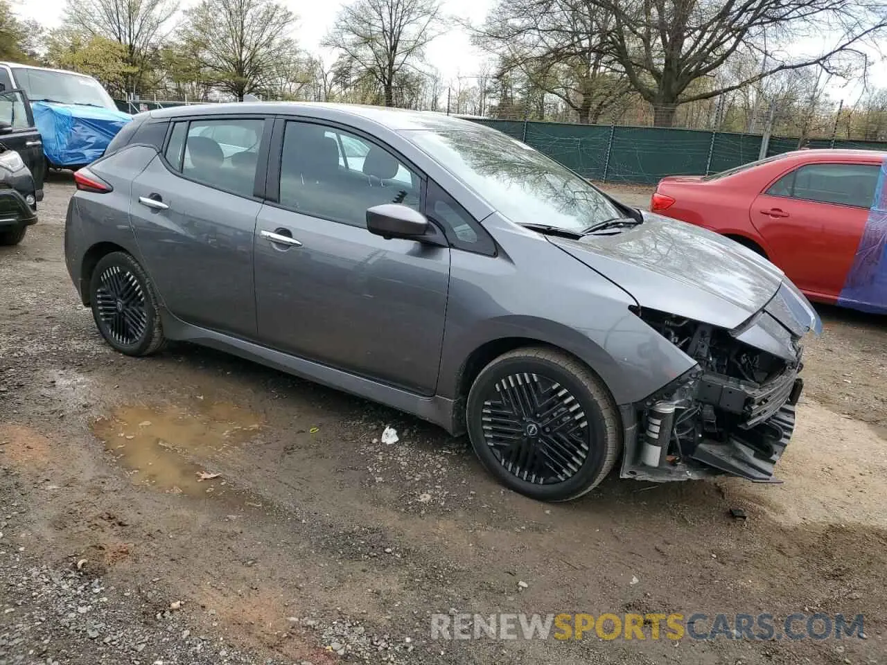 4 Photograph of a damaged car 1N4CZ1CV7PC558569 NISSAN LEAF 2023