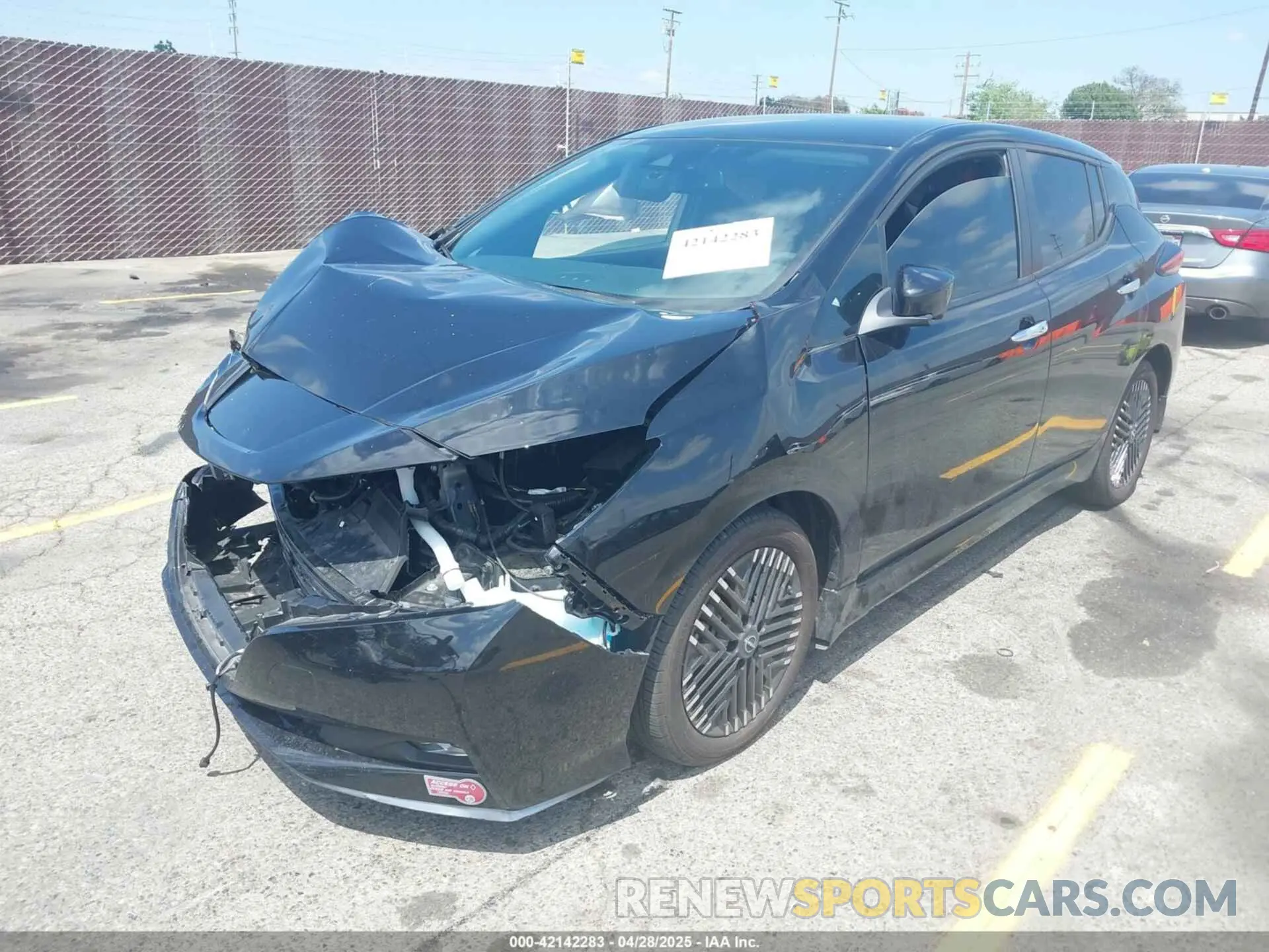 2 Photograph of a damaged car 1N4CZ1CV7PC562041 NISSAN LEAF 2023
