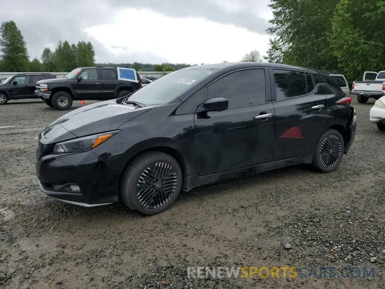 1 Photograph of a damaged car 1N4CZ1CVXPC552443 NISSAN LEAF 2023