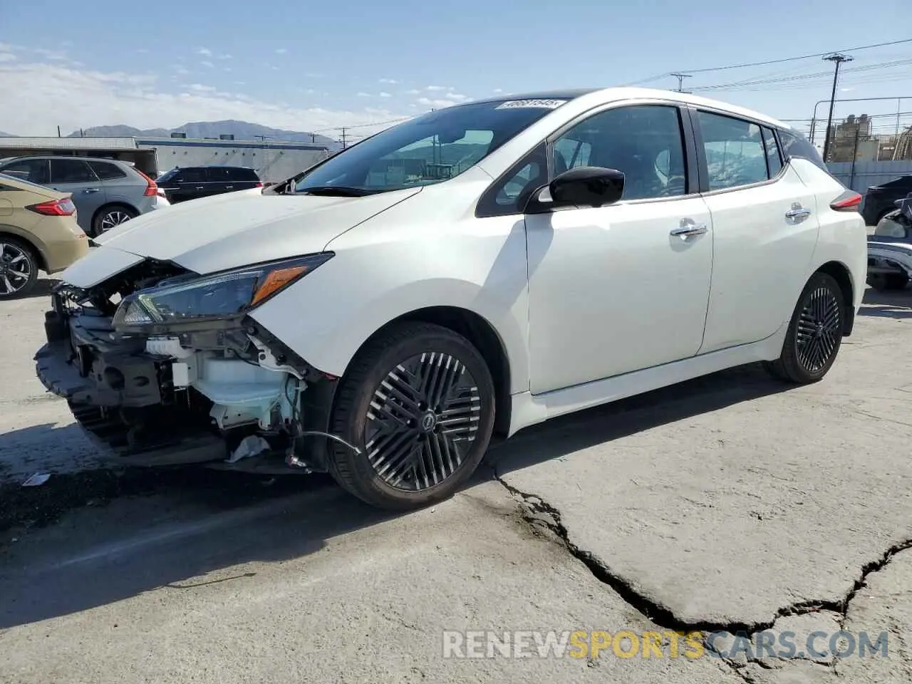 1 Photograph of a damaged car 1N4CZ1CVXPC557206 NISSAN LEAF 2023