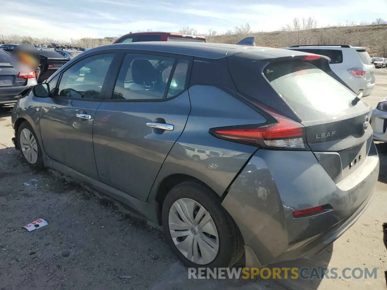 2 Photograph of a damaged car 1N4AZ1BV3RC555163 NISSAN LEAF 2024