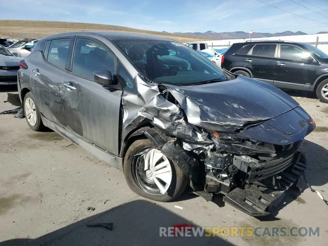 4 Photograph of a damaged car 1N4AZ1BV3RC555163 NISSAN LEAF 2024