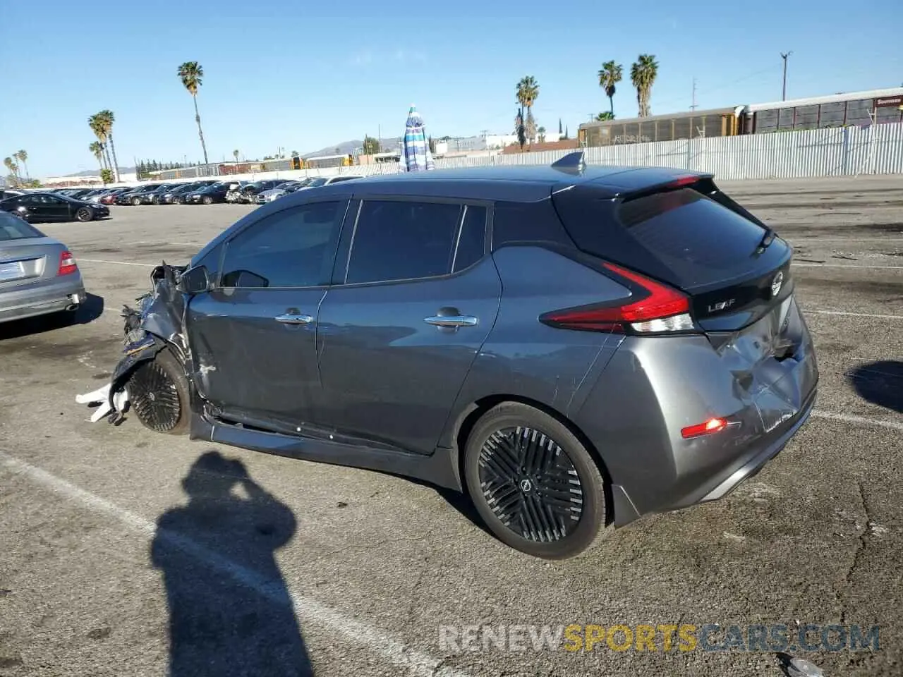 2 Photograph of a damaged car 1N4CZ1CV5RC554393 NISSAN LEAF 2024