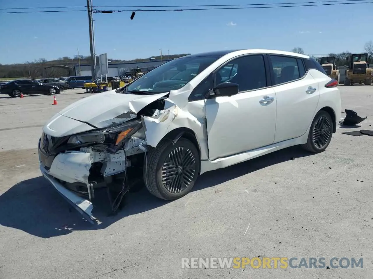 1 Photograph of a damaged car 1N4CZ1CV6RC554676 NISSAN LEAF 2024