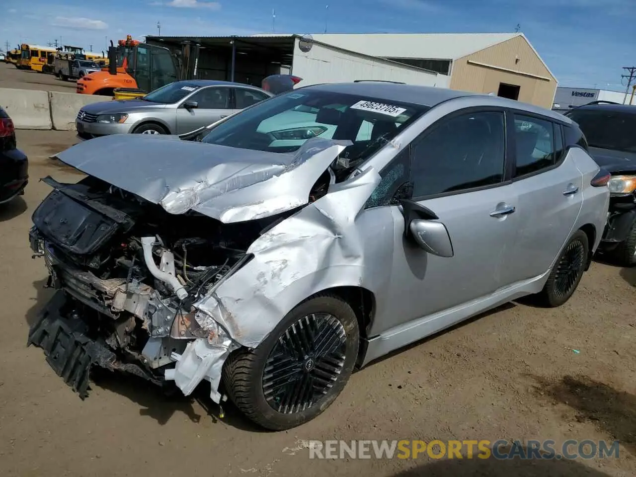 1 Photograph of a damaged car 1N4CZ1CV6RC555505 NISSAN LEAF 2024