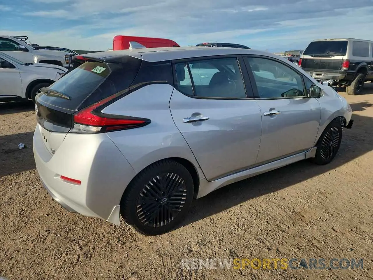 3 Photograph of a damaged car 1N4CZ1CV6RC555505 NISSAN LEAF 2024