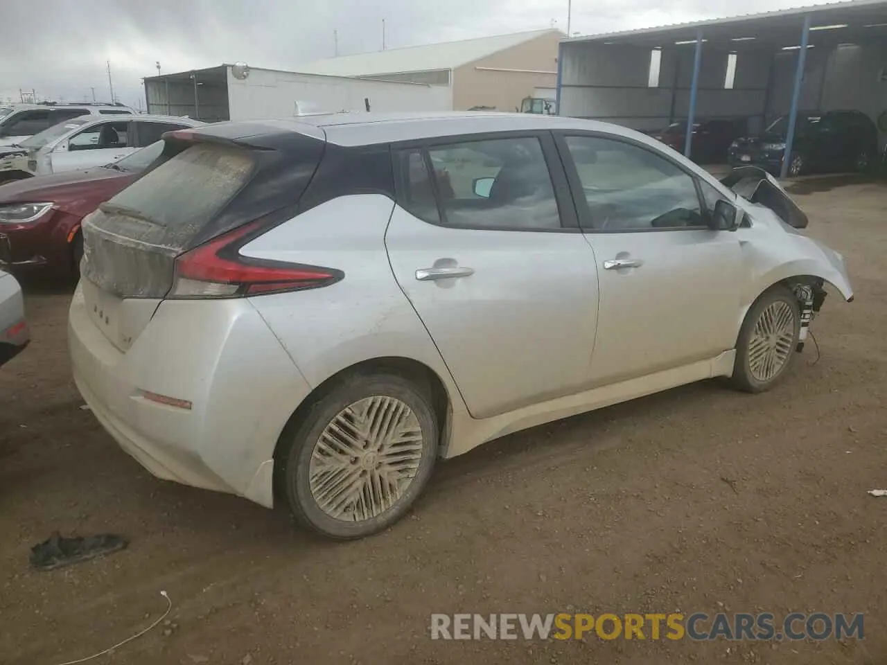 3 Photograph of a damaged car 1N4CZ1CV9RC553019 NISSAN LEAF 2024