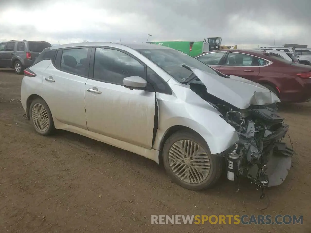 4 Photograph of a damaged car 1N4CZ1CV9RC553019 NISSAN LEAF 2024