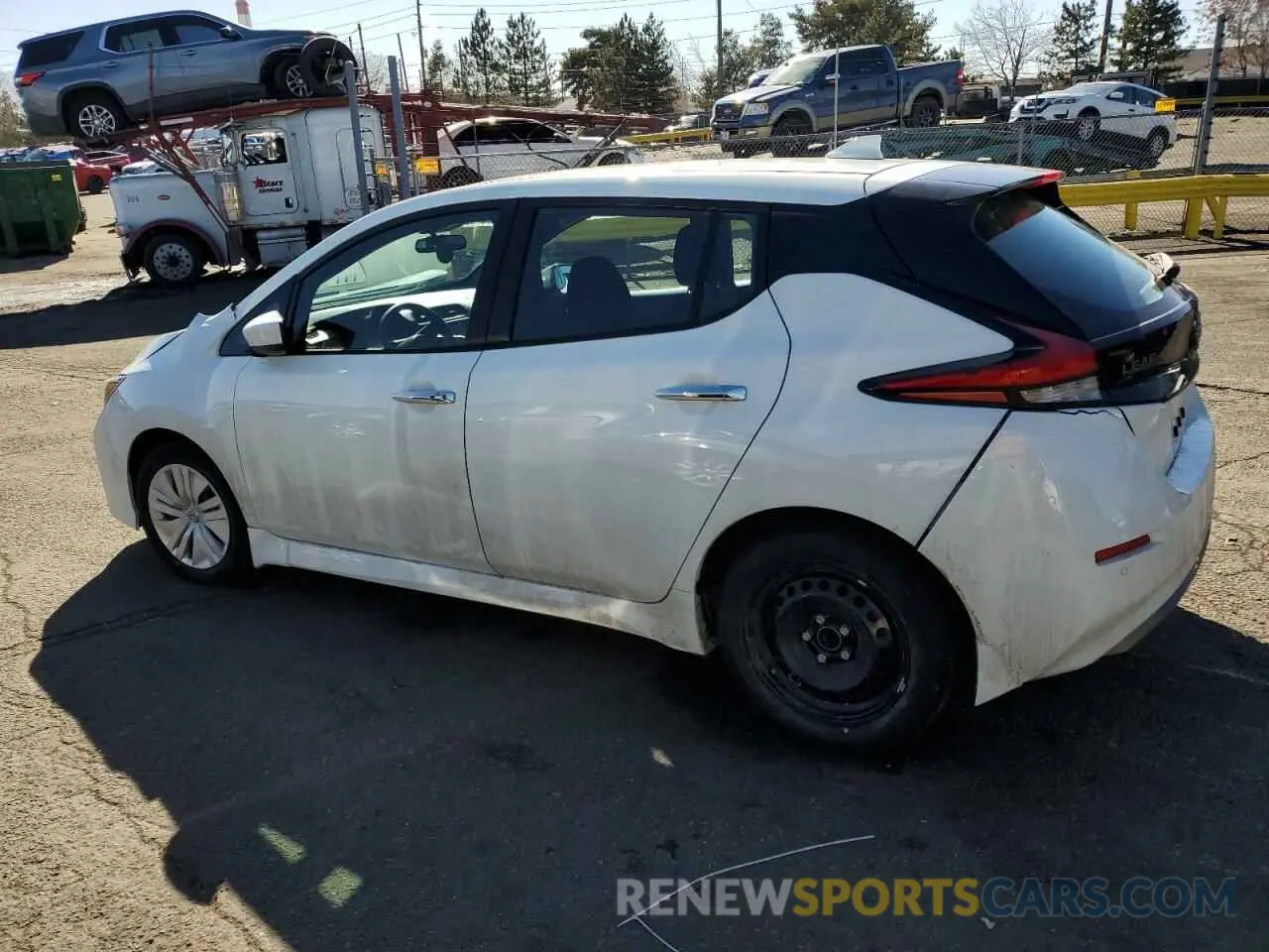 2 Photograph of a damaged car 1N4AZ1BV0SC557877 NISSAN LEAF 2025