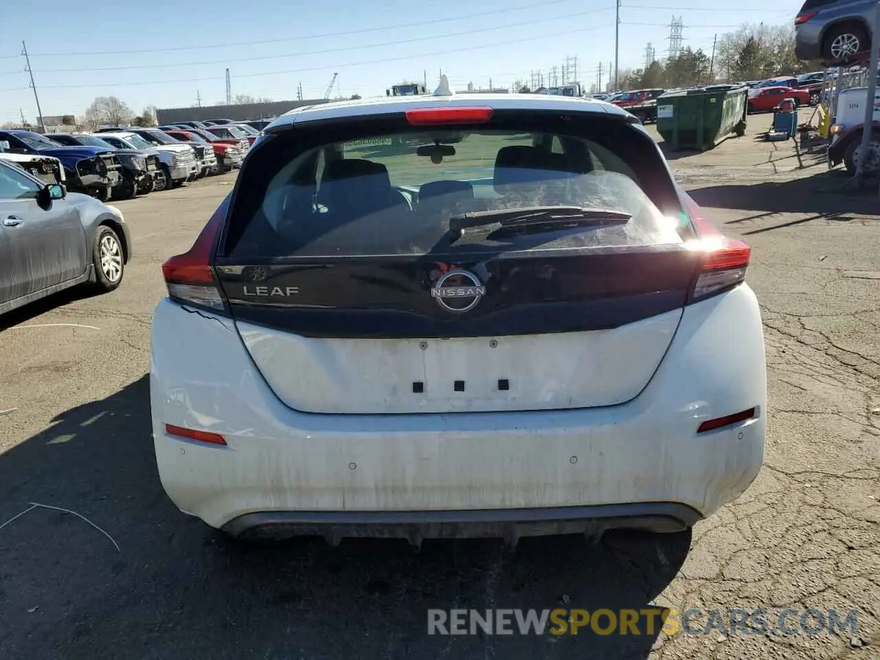 6 Photograph of a damaged car 1N4AZ1BV0SC557877 NISSAN LEAF 2025