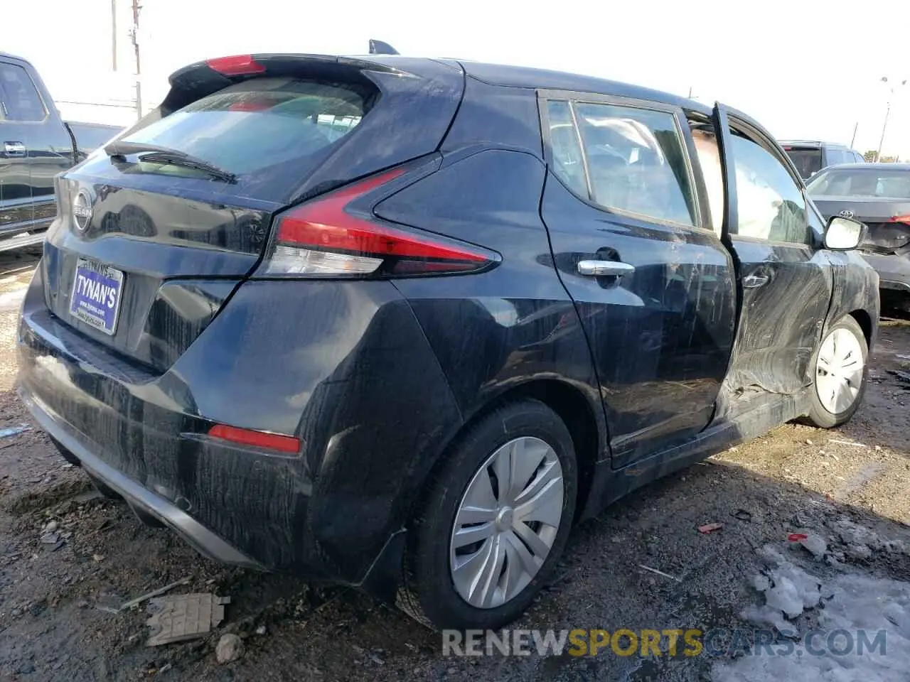 3 Photograph of a damaged car 1N4AZ1BV1SC550016 NISSAN LEAF 2025