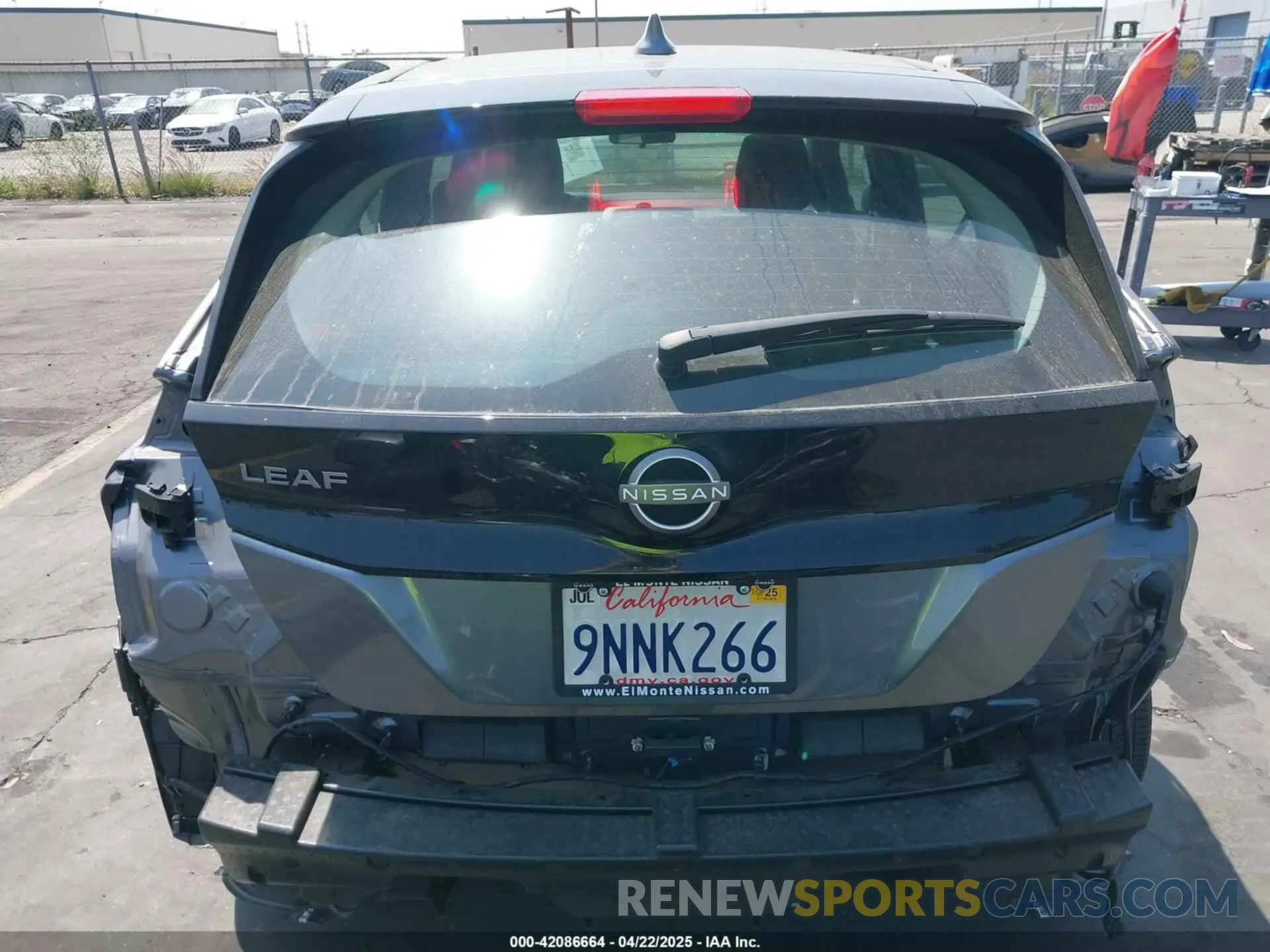 17 Photograph of a damaged car 1N4AZ1BV1SC550694 NISSAN LEAF 2025