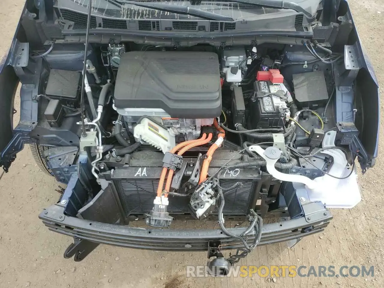 12 Photograph of a damaged car 1N4AZ1BV4SC558885 NISSAN LEAF 2025