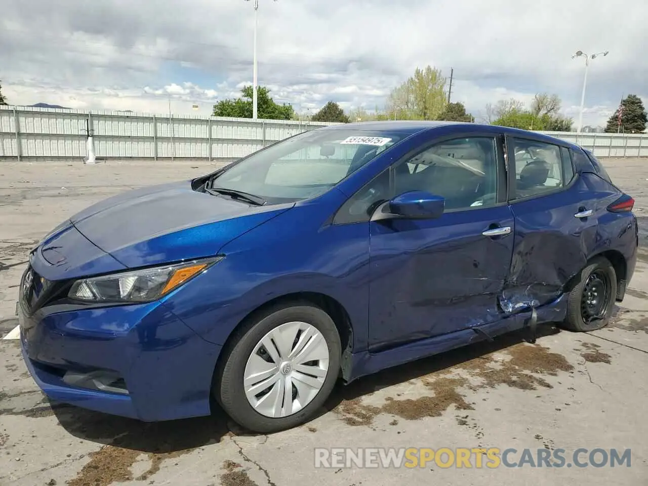 1 Photograph of a damaged car 1N4AZ1BV6SC558659 NISSAN LEAF 2025