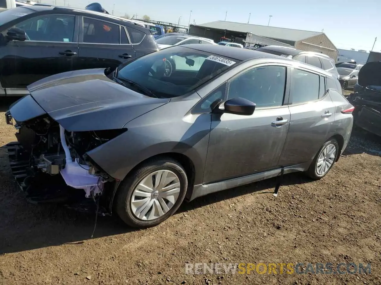 1 Photograph of a damaged car 1N4AZ1BV7SC564793 NISSAN LEAF 2025