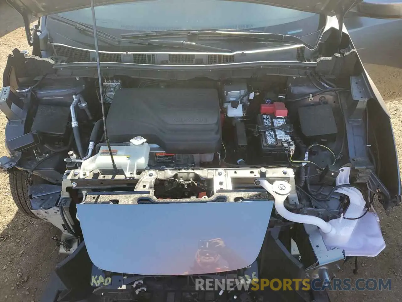 12 Photograph of a damaged car 1N4AZ1BV7SC564793 NISSAN LEAF 2025