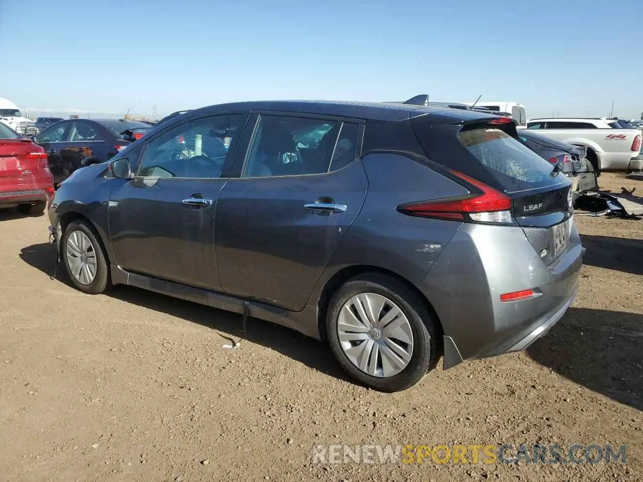 2 Photograph of a damaged car 1N4AZ1BV7SC564793 NISSAN LEAF 2025
