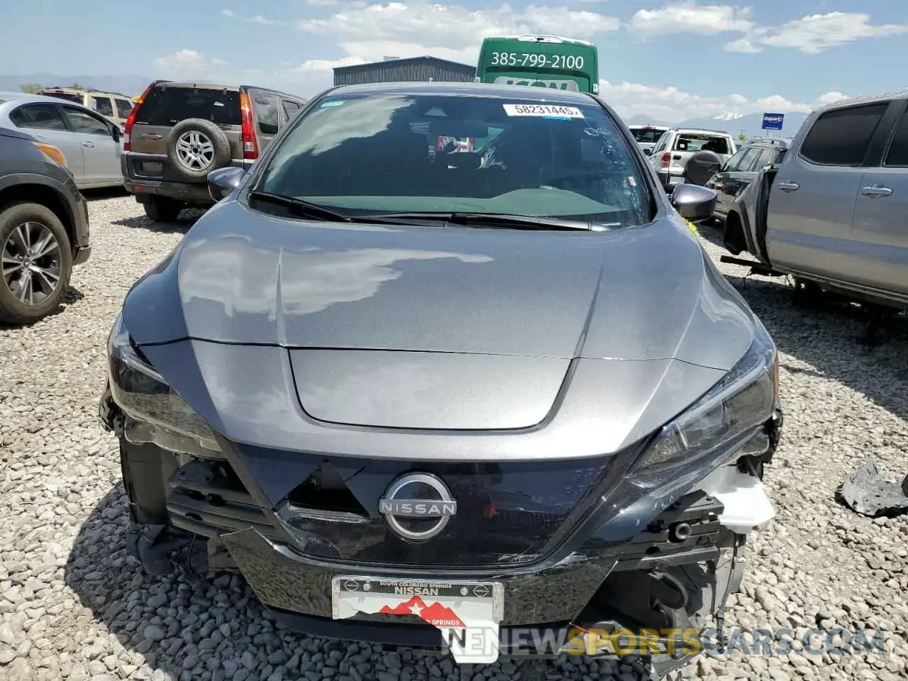 5 Photograph of a damaged car 1N4AZ1BV8SC558033 NISSAN LEAF 2025