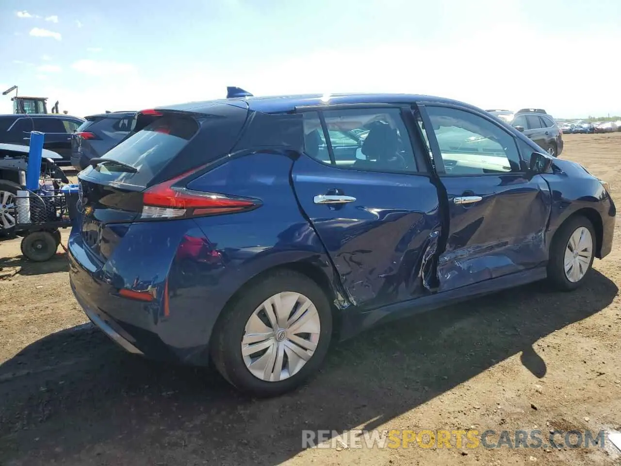 3 Photograph of a damaged car 1N4AZ1BVXSC563587 NISSAN LEAF 2025