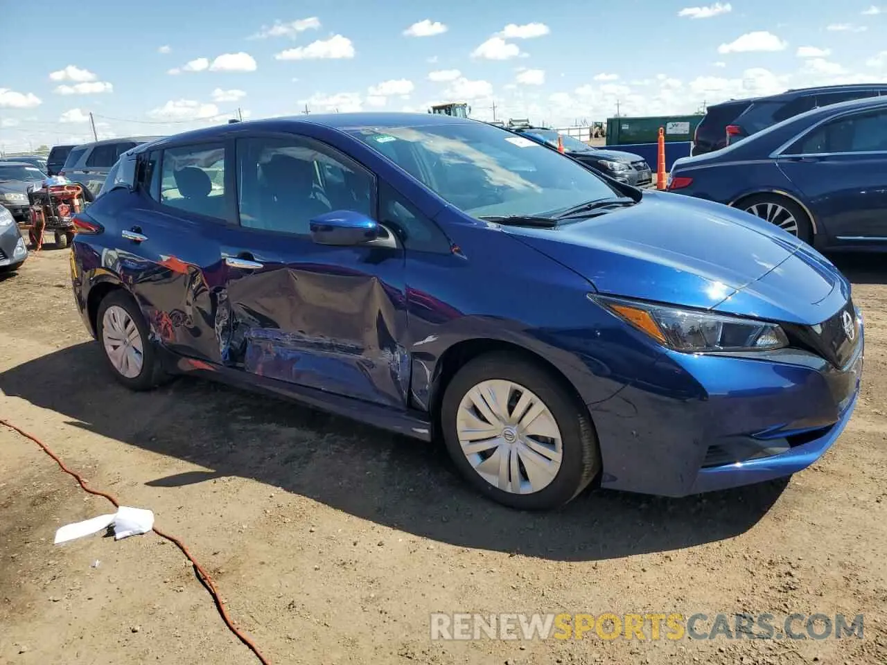 4 Photograph of a damaged car 1N4AZ1BVXSC563587 NISSAN LEAF 2025