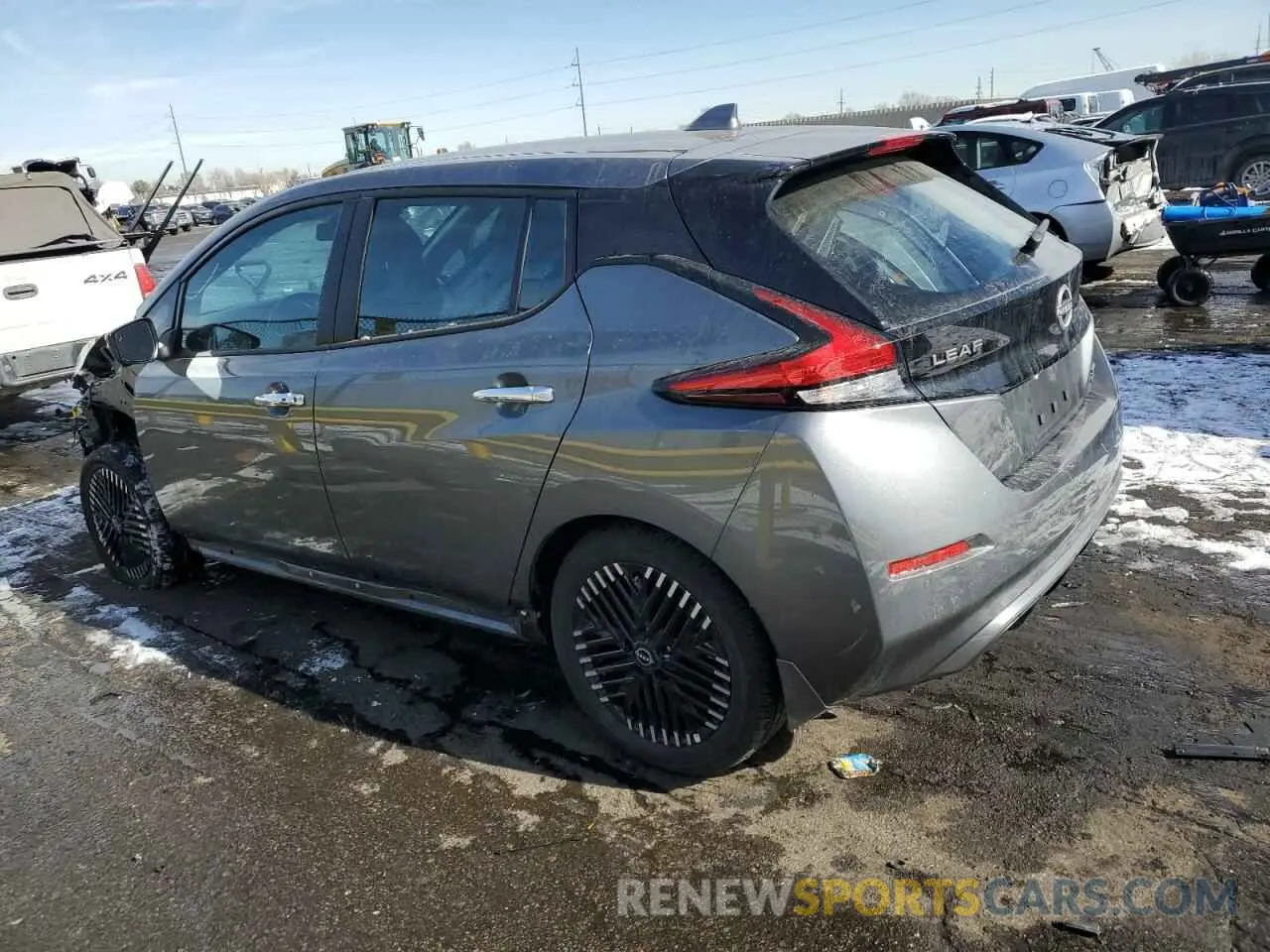 2 Photograph of a damaged car 1N4CZ1CV1SC557488 NISSAN LEAF 2025