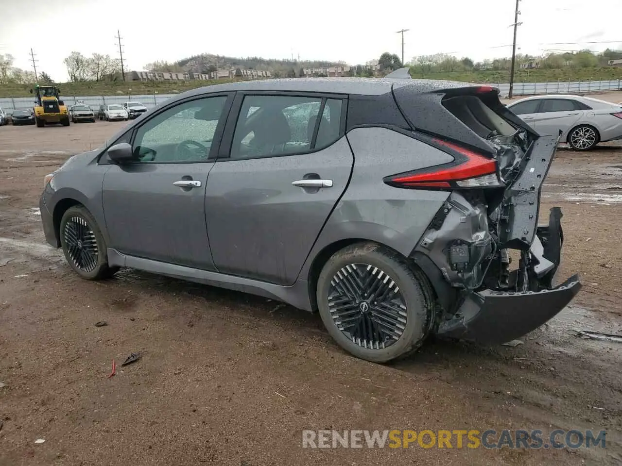 2 Photograph of a damaged car 1N4CZ1CV2SC560108 NISSAN LEAF 2025