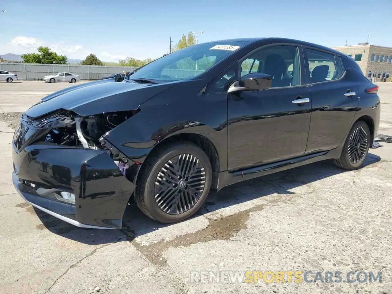 1 Photograph of a damaged car 1N4CZ1CV2SC565518 NISSAN LEAF 2025