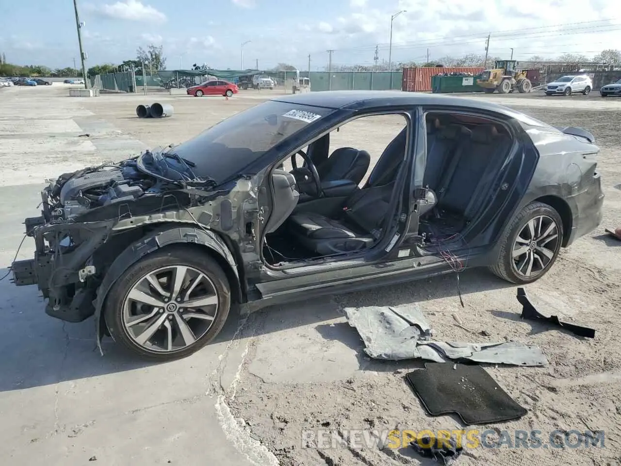 1 Photograph of a damaged car 1N4AA6AV0KC361606 NISSAN MAXIMA 2019