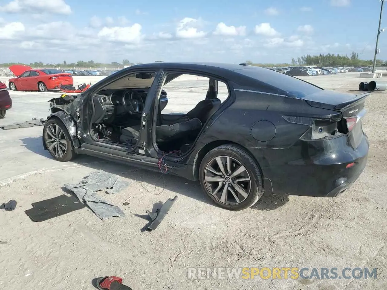 2 Photograph of a damaged car 1N4AA6AV0KC361606 NISSAN MAXIMA 2019