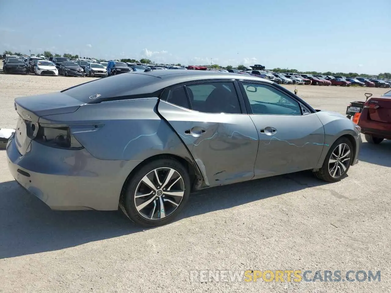 3 Photograph of a damaged car 1N4AA6AV0KC364778 NISSAN MAXIMA 2019