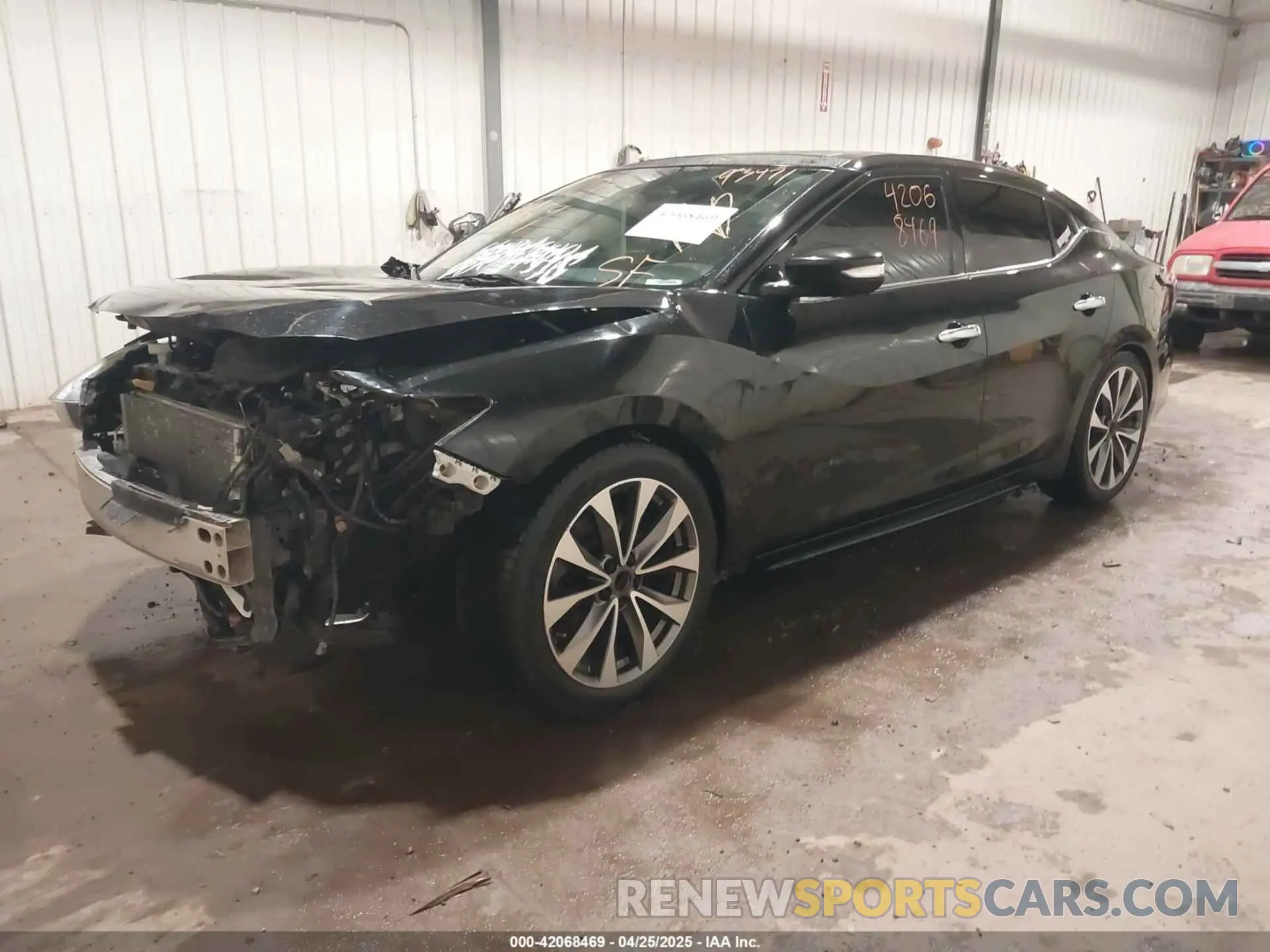 2 Photograph of a damaged car 1N4AA6AV0KC366322 NISSAN MAXIMA 2019
