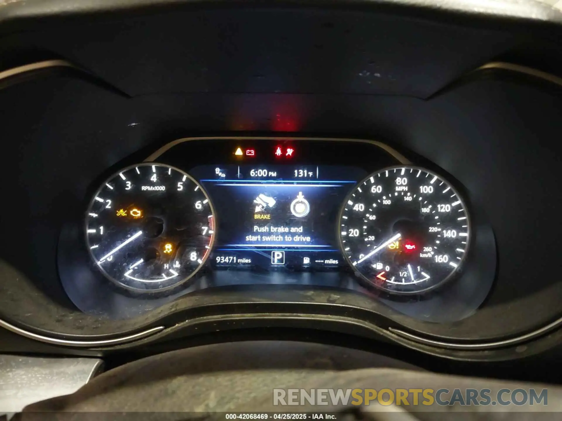 7 Photograph of a damaged car 1N4AA6AV0KC366322 NISSAN MAXIMA 2019