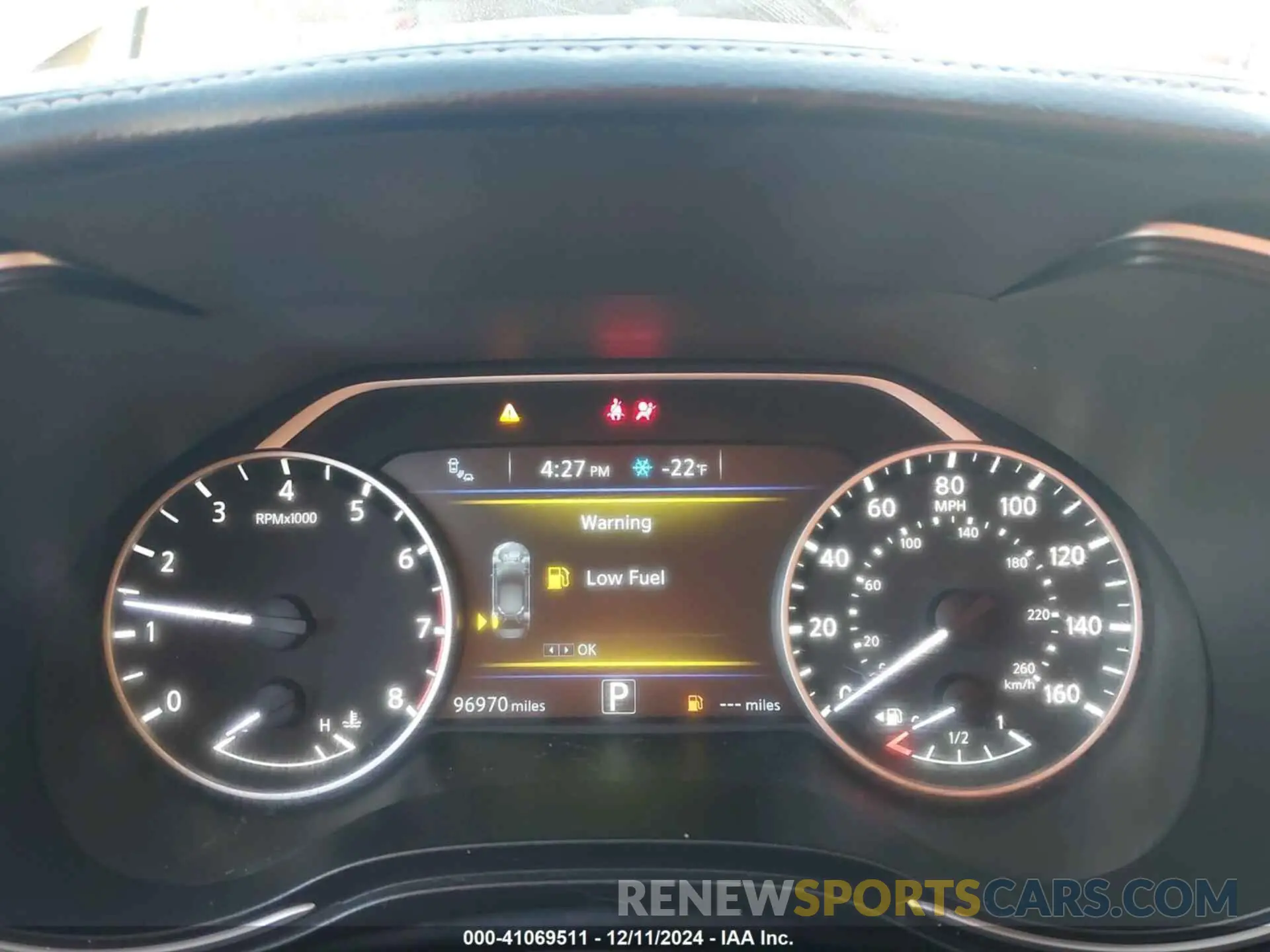 7 Photograph of a damaged car 1N4AA6AV0KC369995 NISSAN MAXIMA 2019