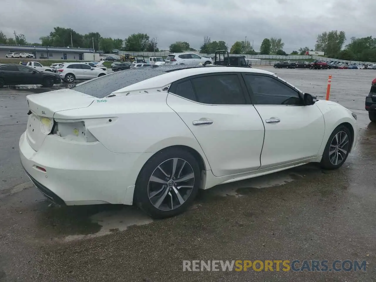 3 Photograph of a damaged car 1N4AA6AV0KC371116 NISSAN MAXIMA 2019