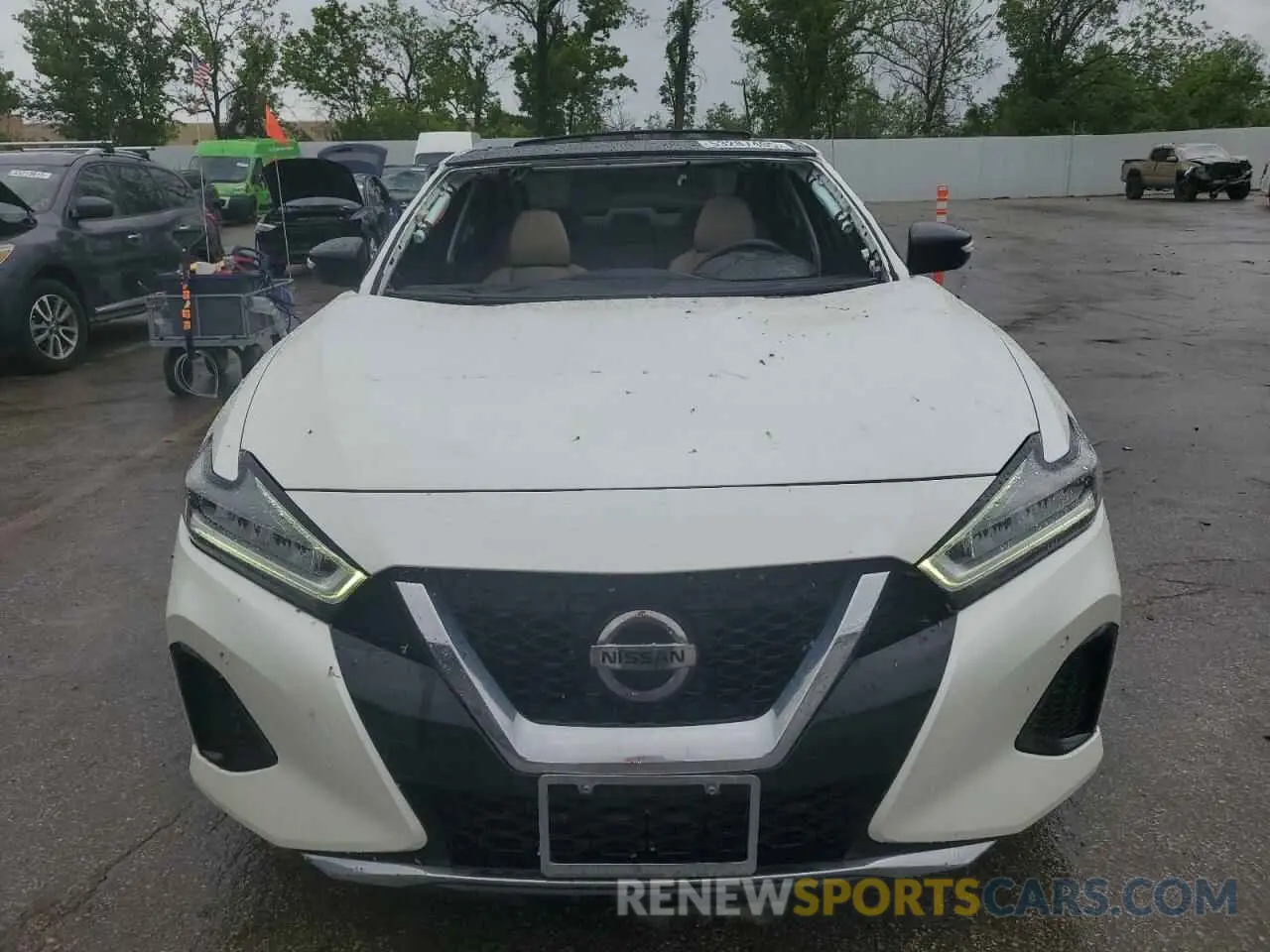 5 Photograph of a damaged car 1N4AA6AV0KC371116 NISSAN MAXIMA 2019