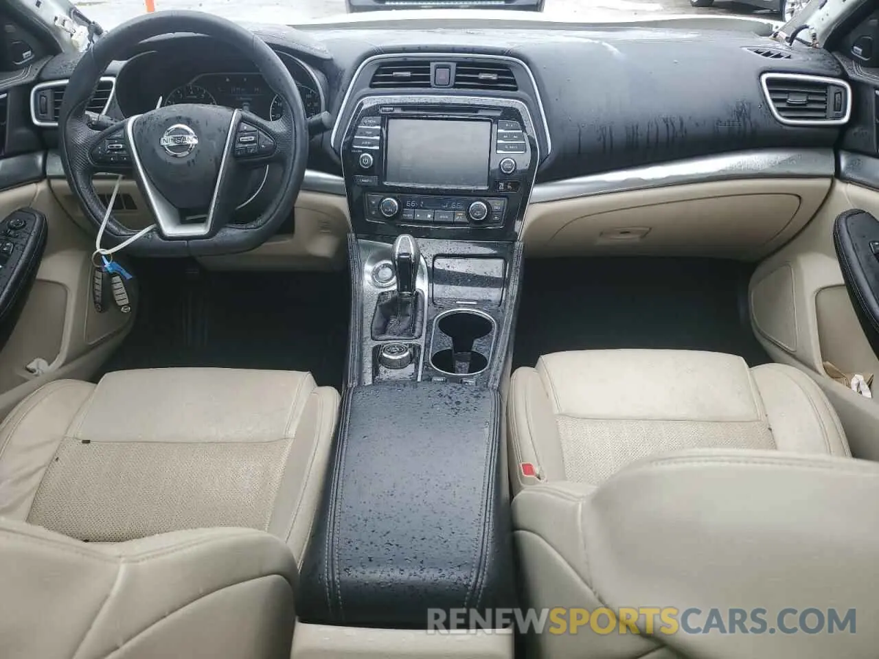 8 Photograph of a damaged car 1N4AA6AV0KC371116 NISSAN MAXIMA 2019