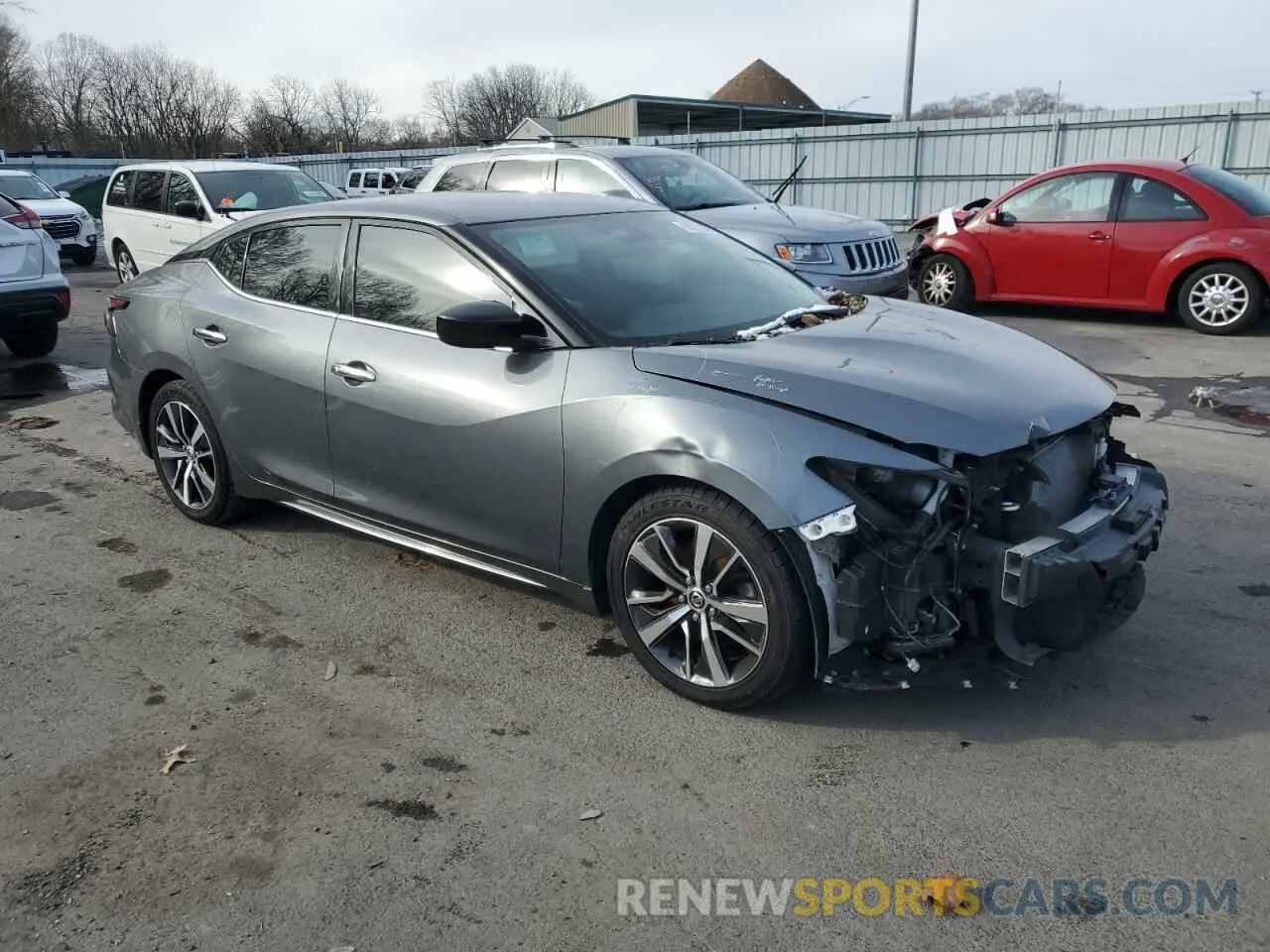 4 Photograph of a damaged car 1N4AA6AV0KC374534 NISSAN MAXIMA 2019