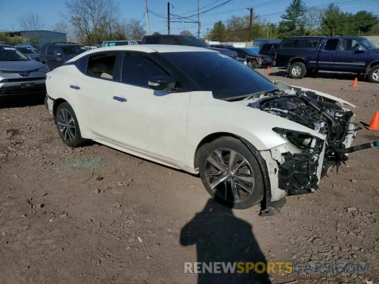 4 Photograph of a damaged car 1N4AA6AV0KC375361 NISSAN MAXIMA 2019
