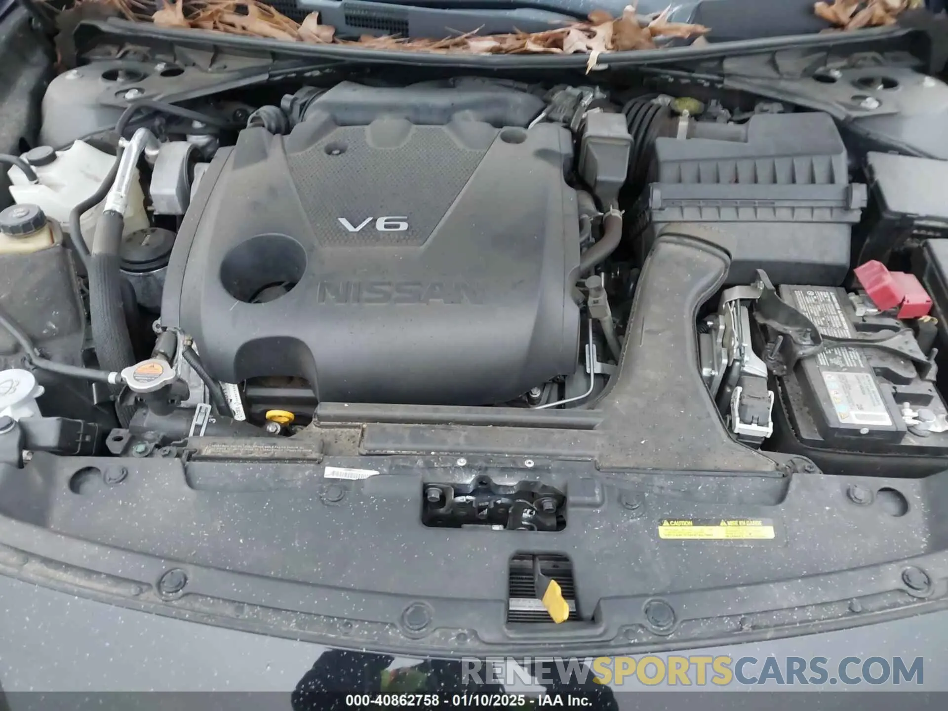 10 Photograph of a damaged car 1N4AA6AV0KC379524 NISSAN MAXIMA 2019