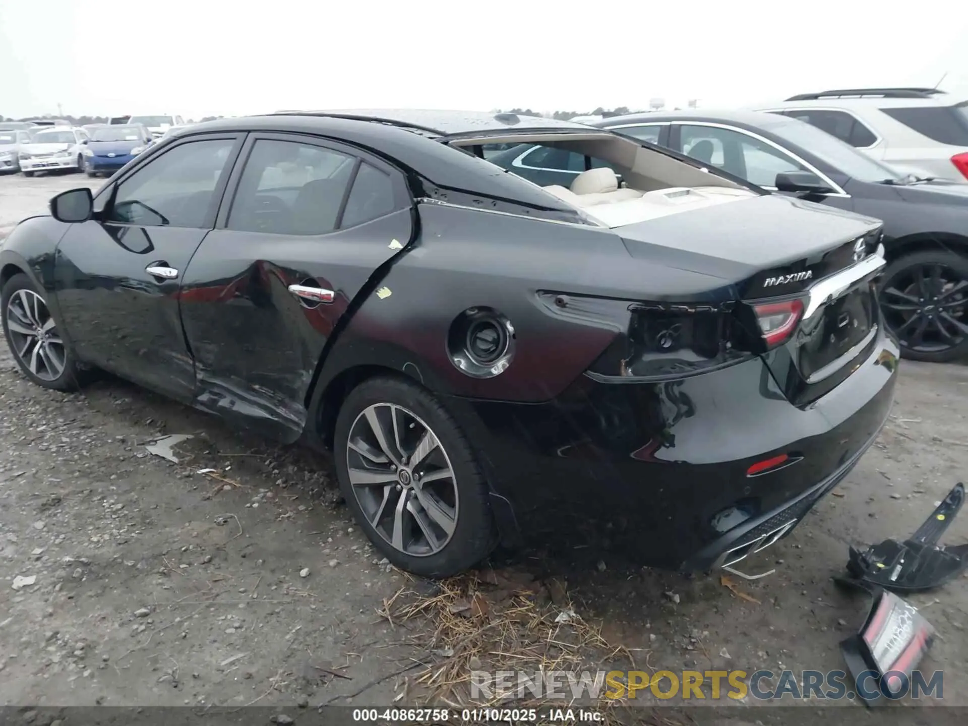 3 Photograph of a damaged car 1N4AA6AV0KC379524 NISSAN MAXIMA 2019