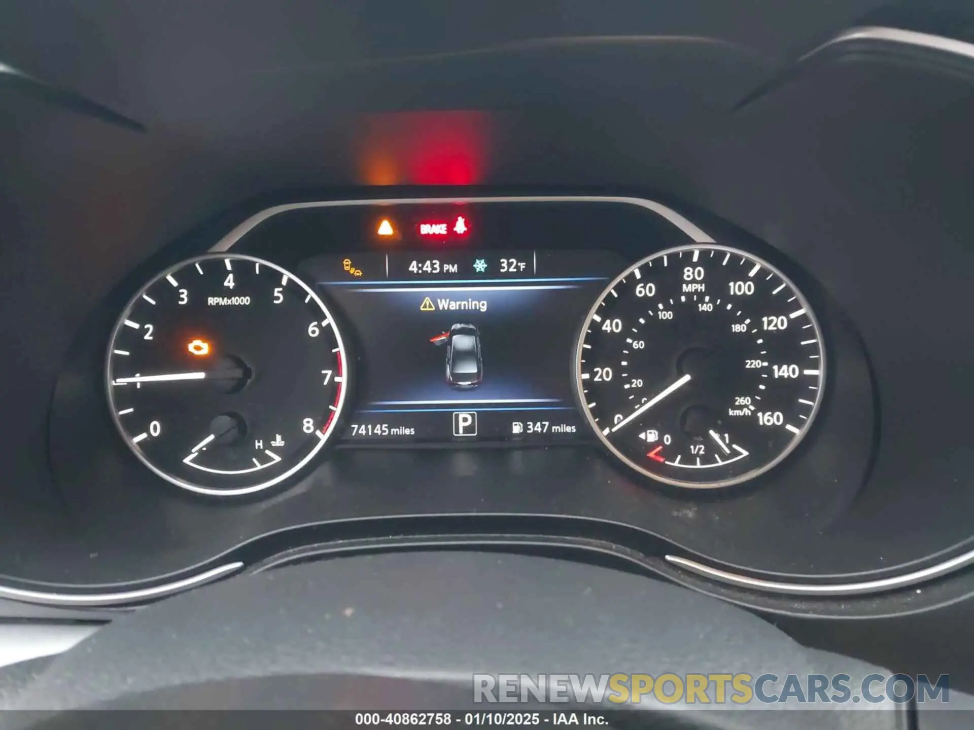 7 Photograph of a damaged car 1N4AA6AV0KC379524 NISSAN MAXIMA 2019