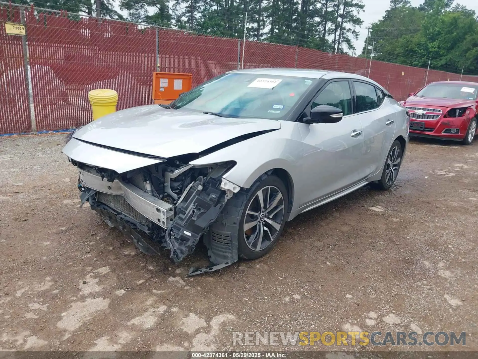 2 Photograph of a damaged car 1N4AA6AV1KC361453 NISSAN MAXIMA 2019