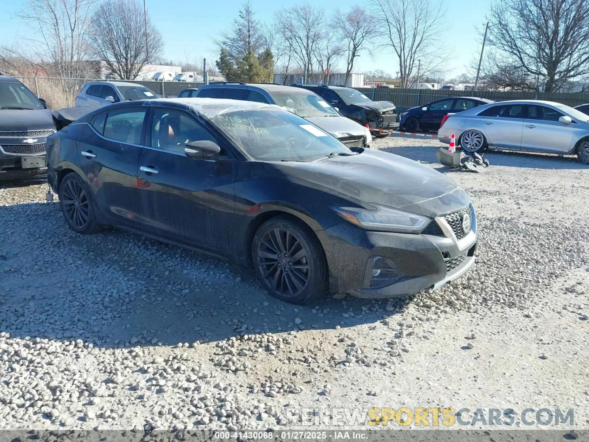 1 Photograph of a damaged car 1N4AA6AV1KC362280 NISSAN MAXIMA 2019