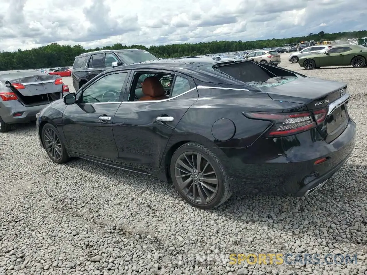 2 Photograph of a damaged car 1N4AA6AV1KC373425 NISSAN MAXIMA 2019